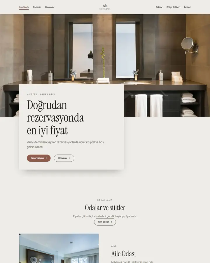 Tema 07 – Minimal tasarım önizlemesi