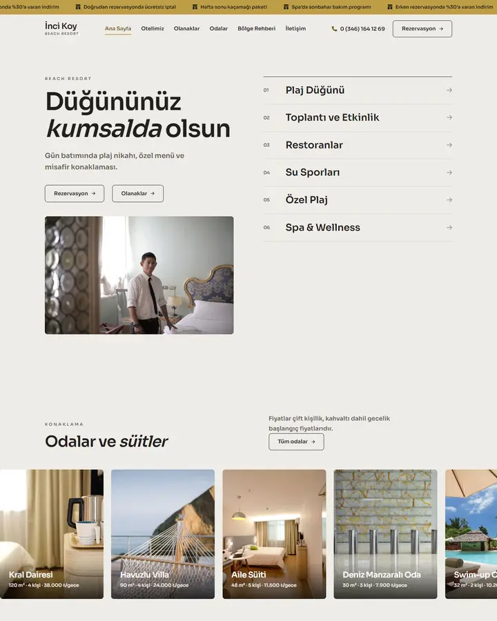 Tema 37 – Minimal tasarım önizlemesi